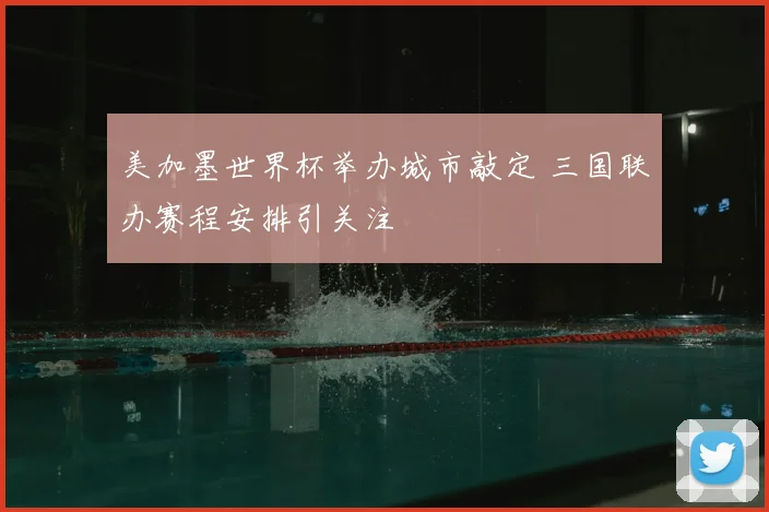美加墨世界杯举办城市敲定 三国联办赛程安排引关注